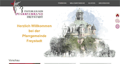 Desktop Screenshot of kirche-freystadt.de